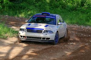 Tim Michel / Alex Ferencz Audi A4 Quattro on SS5, Chainsaw Junksin.