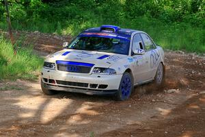 Tim Michel / Alex Ferencz Audi A4 Quattro on SS5, Chainsaw Junksin.