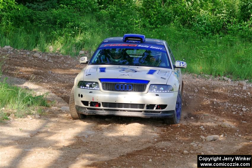 Tim Michel / Alex Ferencz Audi A4 Quattro on SS5, Chainsaw Junksin.