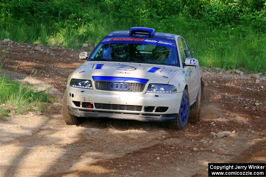 Tim Michel / Alex Ferencz Audi A4 Quattro on SS5, Chainsaw Junksin.