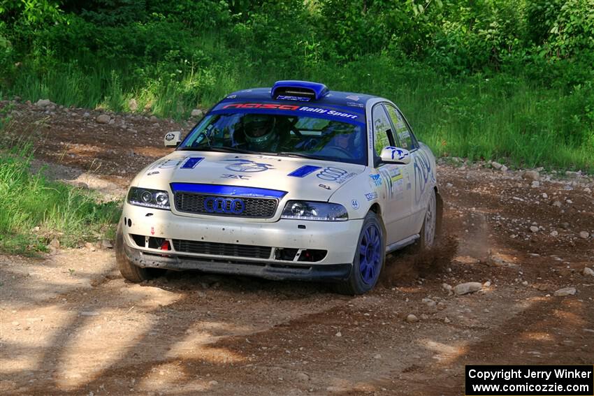 Tim Michel / Alex Ferencz Audi A4 Quattro on SS5, Chainsaw Junksin.