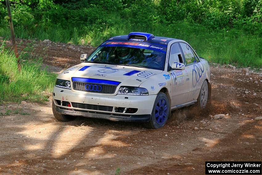 Tim Michel / Alex Ferencz Audi A4 Quattro on SS5, Chainsaw Junksin.