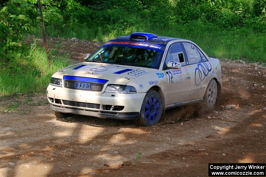Tim Michel / Alex Ferencz Audi A4 Quattro on SS5, Chainsaw Junksin.