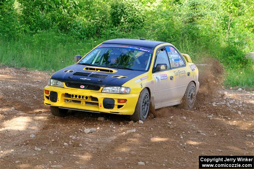 Steve Gingras / Joe Boburka Subaru Impreza on SS5, Chainsaw Junksin.