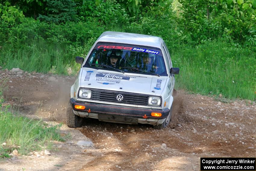 Adam VanDamme / Morgan Engle VW Golf on SS5, Chainsaw Junksin.