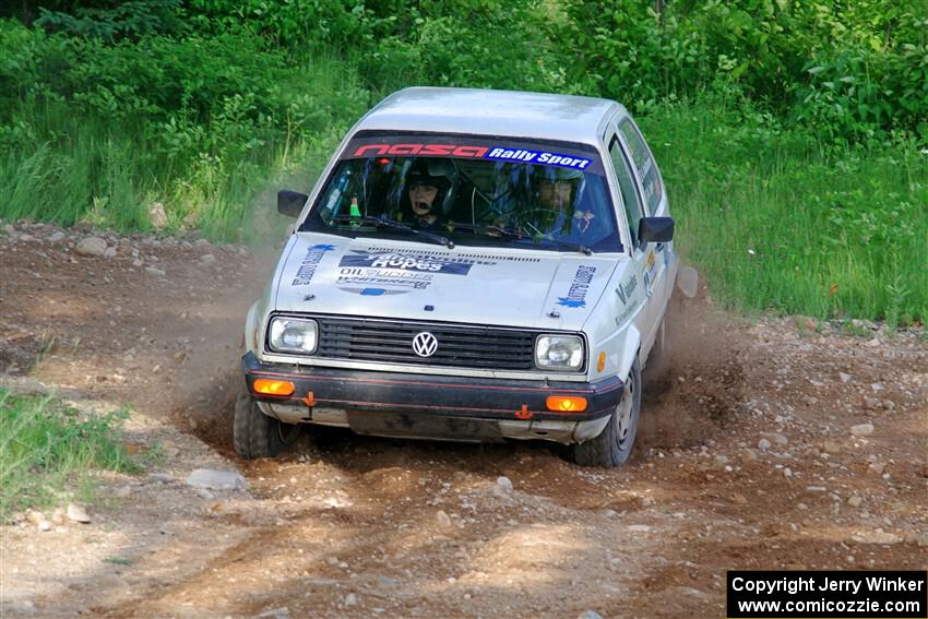 Adam VanDamme / Morgan Engle VW Golf on SS5, Chainsaw Junksin.