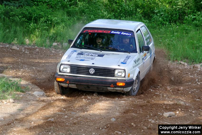 Adam VanDamme / Morgan Engle VW Golf on SS5, Chainsaw Junksin.