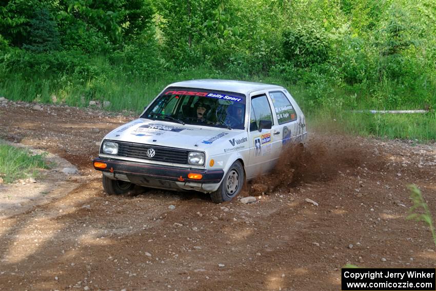 Adam VanDamme / Morgan Engle VW Golf on SS5, Chainsaw Junksin.