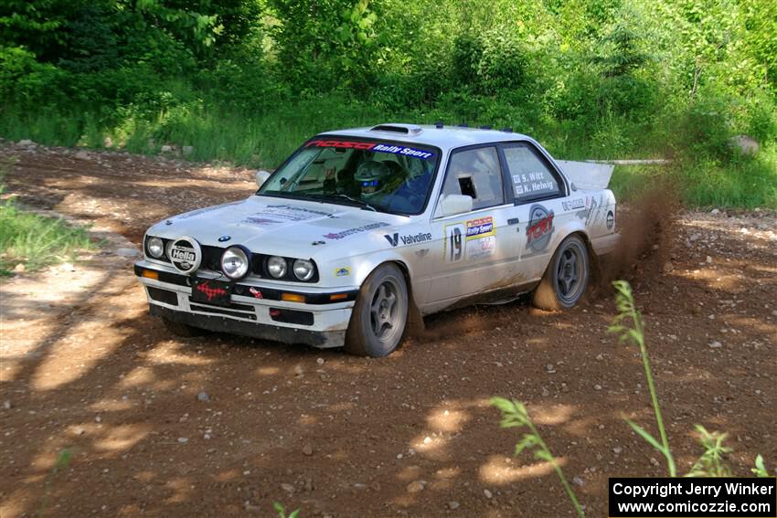 Shanti Witt / Keegan Helwig BMW 325is on SS5, Chainsaw Junksin.