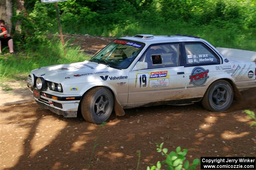 Shanti Witt / Keegan Helwig BMW 325is on SS5, Chainsaw Junksin.