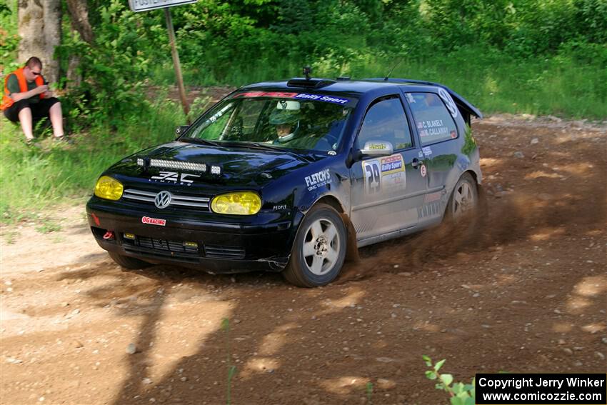 Chase Blakely / Mike Callaway VW GTI on SS5, Chainsaw Junksin.