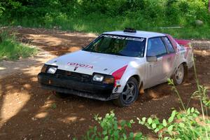 Eric Anderson / Taylor Haelterman Toyota Celica GTS on SS5, Chainsaw Junksin.