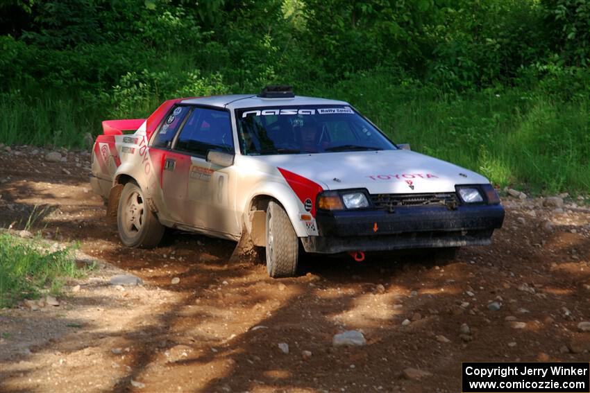 Eric Anderson / Taylor Haelterman Toyota Celica GTS on SS5, Chainsaw Junksin.