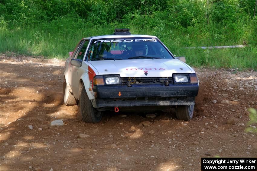 Eric Anderson / Taylor Haelterman Toyota Celica GTS on SS5, Chainsaw Junksin.