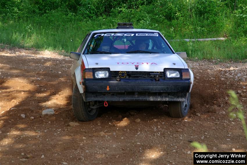 Eric Anderson / Taylor Haelterman Toyota Celica GTS on SS5, Chainsaw Junksin.