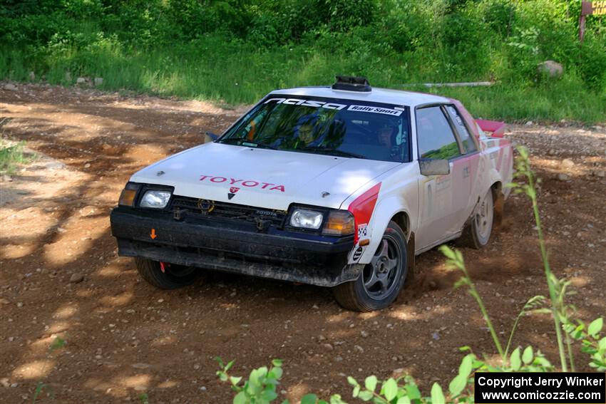 Eric Anderson / Taylor Haelterman Toyota Celica GTS on SS5, Chainsaw Junksin.