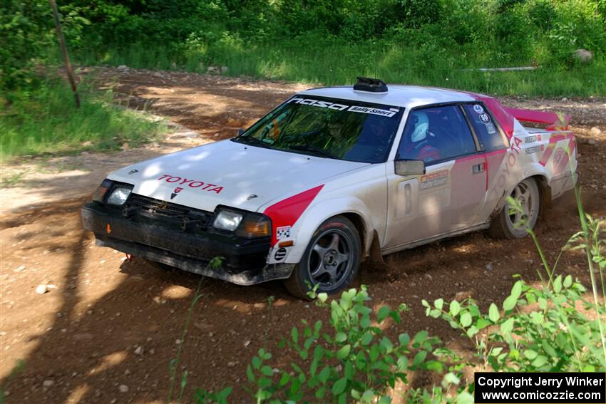 Eric Anderson / Taylor Haelterman Toyota Celica GTS on SS5, Chainsaw Junksin.