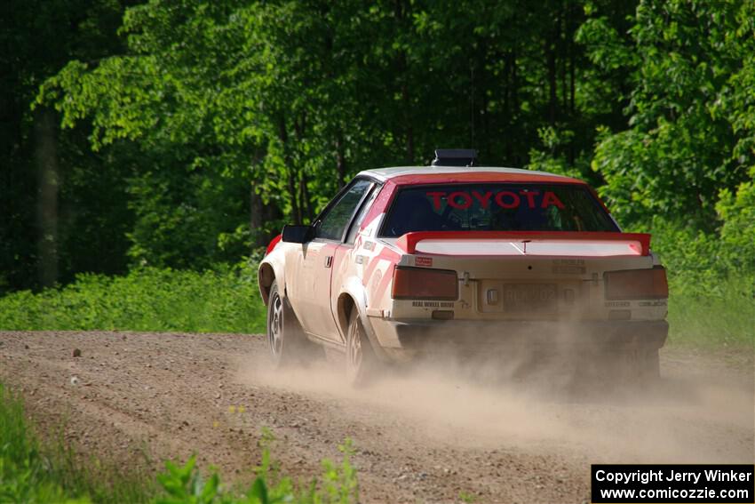 Eric Anderson / Taylor Haelterman Toyota Celica GTS on SS5, Chainsaw Junksin.