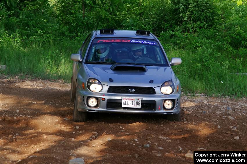 Noah Jacobson / Nathan Vance Subaru WRX on SS5, Chainsaw Junksin.