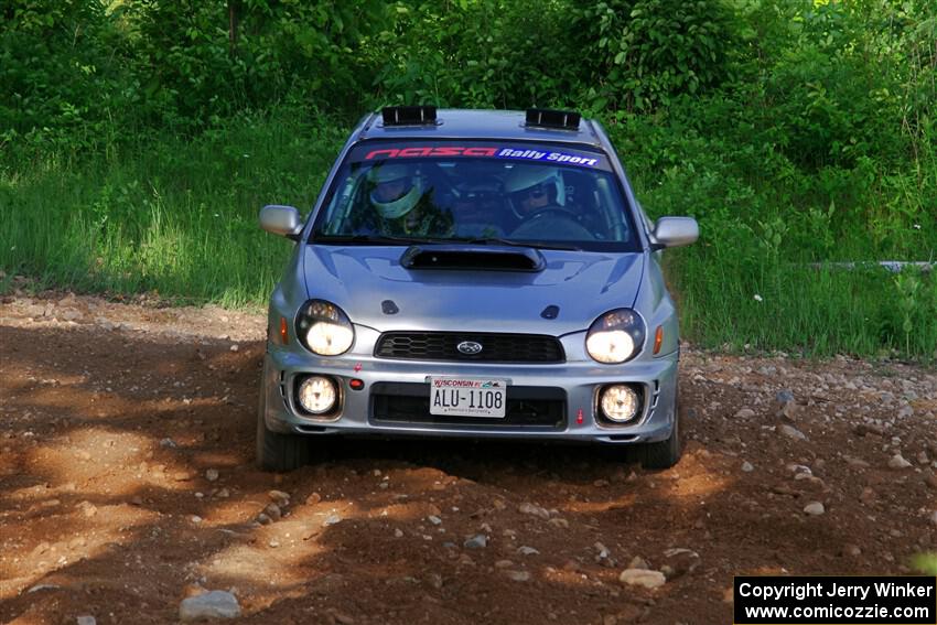 Noah Jacobson / Nathan Vance Subaru WRX on SS5, Chainsaw Junksin.