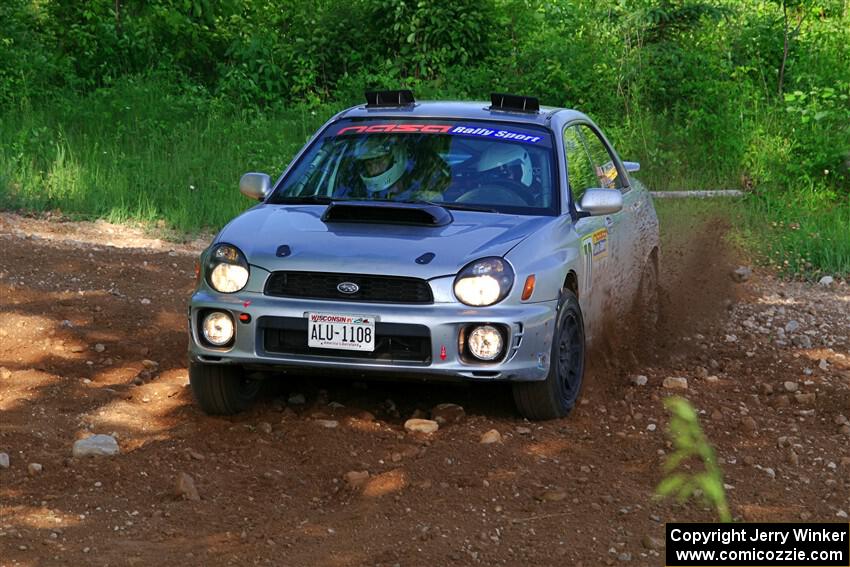 Noah Jacobson / Nathan Vance Subaru WRX on SS5, Chainsaw Junksin.