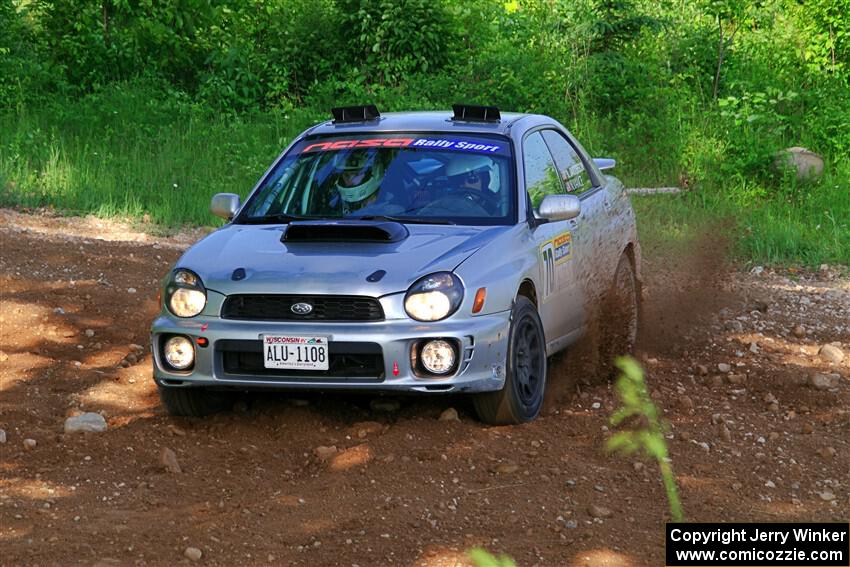 Noah Jacobson / Nathan Vance Subaru WRX on SS5, Chainsaw Junksin.