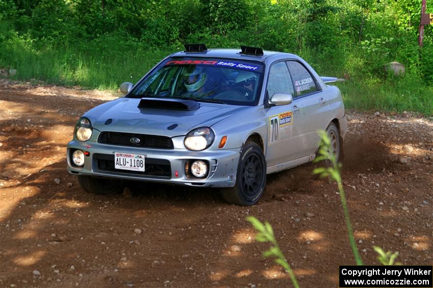 Noah Jacobson / Nathan Vance Subaru WRX on SS5, Chainsaw Junksin.
