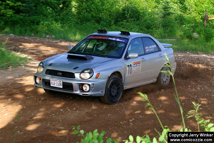 Noah Jacobson / Nathan Vance Subaru WRX on SS5, Chainsaw Junksin.