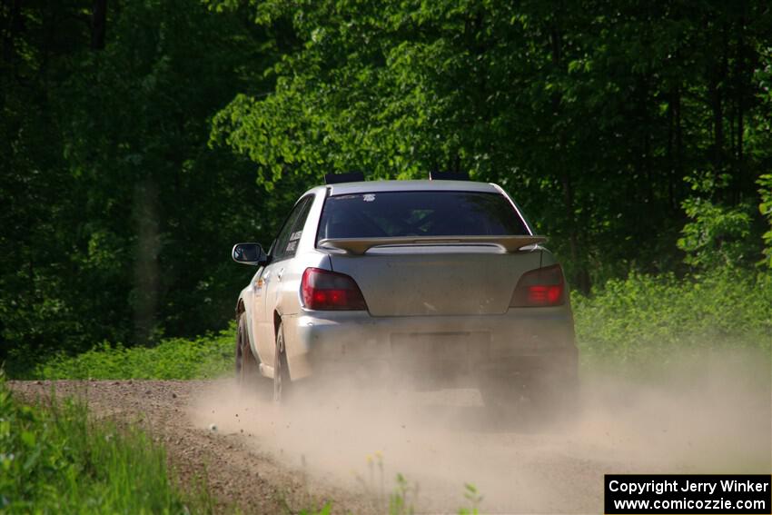 Noah Jacobson / Nathan Vance Subaru WRX on SS5, Chainsaw Junksin.