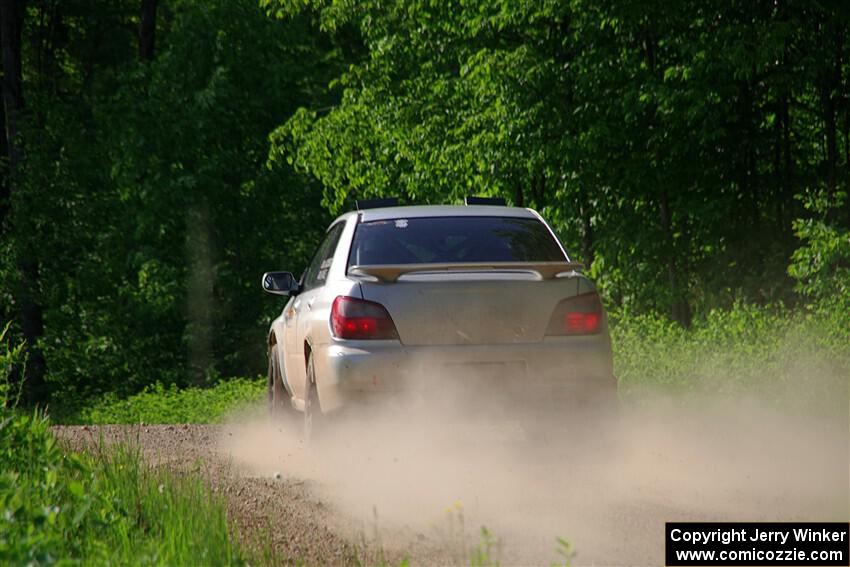 Noah Jacobson / Nathan Vance Subaru WRX on SS5, Chainsaw Junksin.