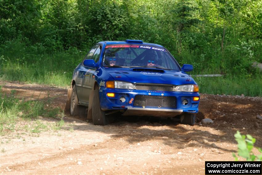 Connor Himes / Elliot Prusi Subaru Impreza on SS5, Chainsaw Junksin.