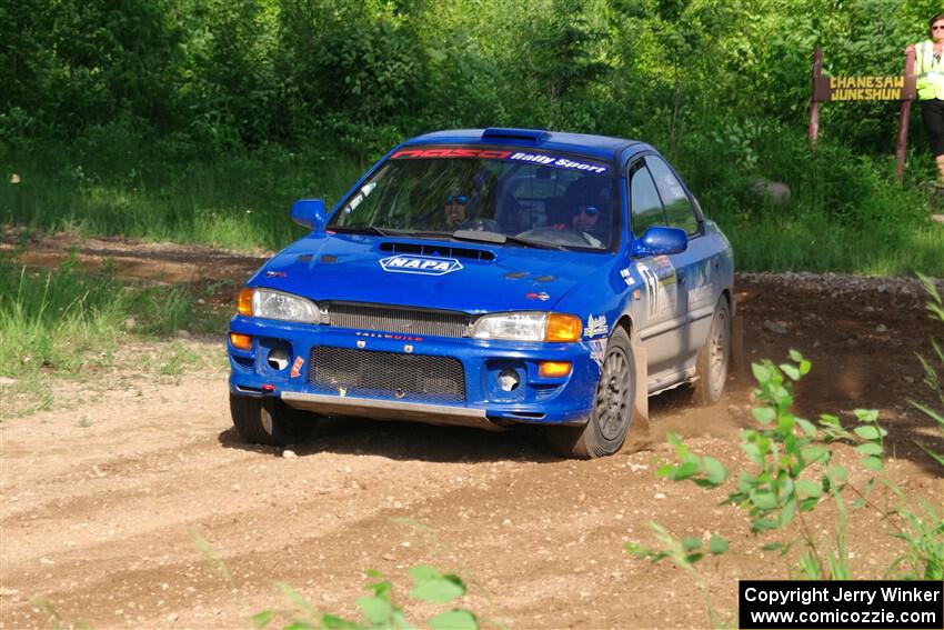 Connor Himes / Elliot Prusi Subaru Impreza on SS5, Chainsaw Junksin.