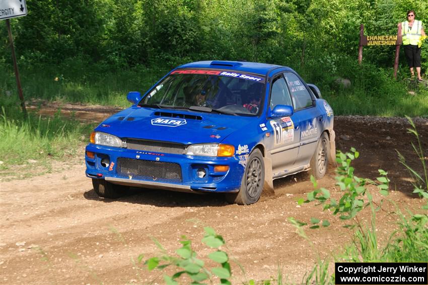 Connor Himes / Elliot Prusi Subaru Impreza on SS5, Chainsaw Junksin.