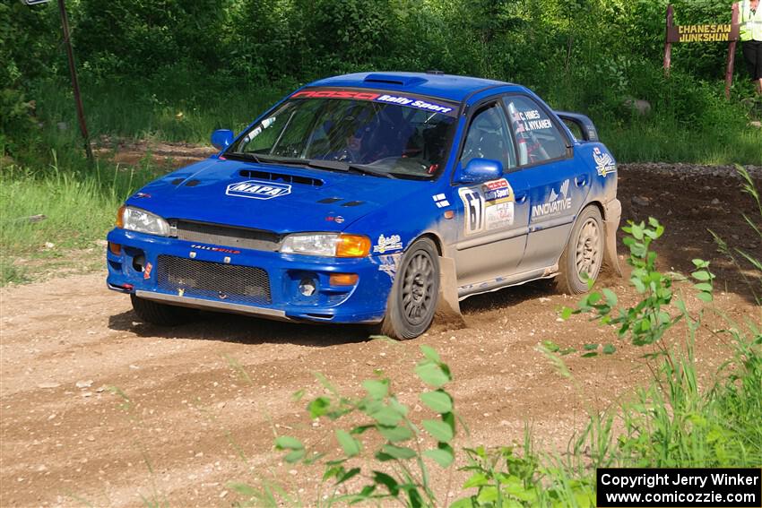 Connor Himes / Elliot Prusi Subaru Impreza on SS5, Chainsaw Junksin.