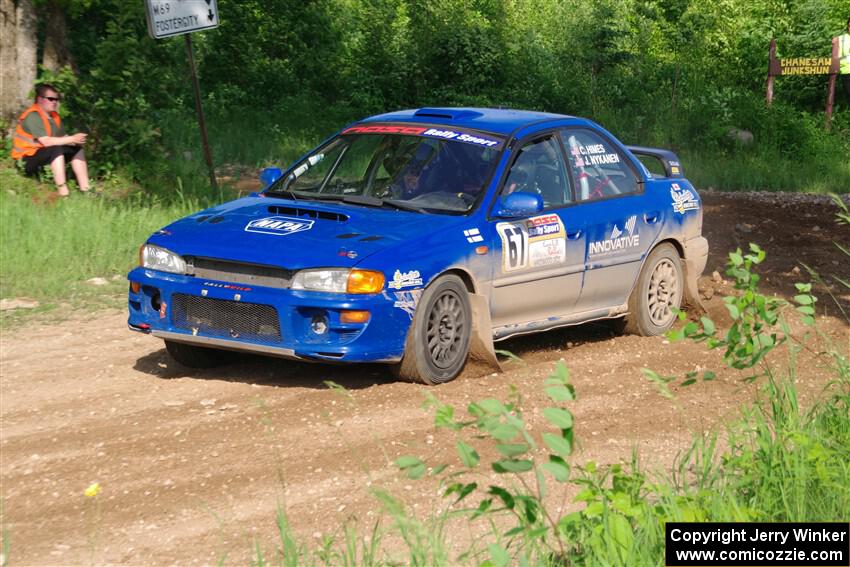 Connor Himes / Elliot Prusi Subaru Impreza on SS5, Chainsaw Junksin.