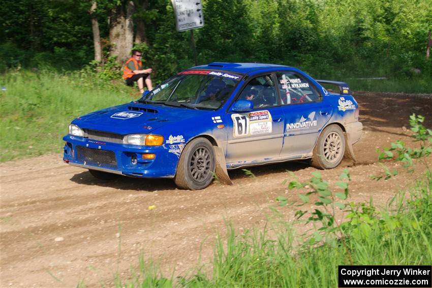 Connor Himes / Elliot Prusi Subaru Impreza on SS5, Chainsaw Junksin.