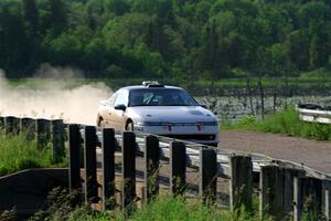 The '0' car, a Mitsubishi Eclipse GSX on SS6, Camp 3 South.