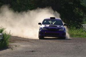 Silas Himes / Rubin Hatfield Subaru WRX STi on SS6, Camp 3 South.