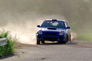 Jimmy Pelizzari / Bryce Proseus Subaru WRX on SS6, Camp 3 South.