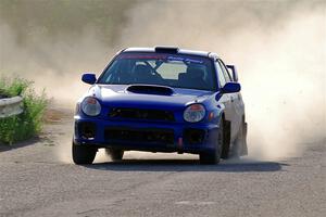 Jimmy Pelizzari / Bryce Proseus Subaru WRX on SS6, Camp 3 South.
