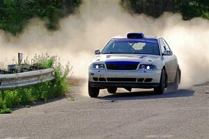 Tim Michel / Alex Ferencz Audi A4 Quattro on SS6, Camp 3 South.