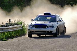 Tim Michel / Alex Ferencz Audi A4 Quattro on SS6, Camp 3 South.
