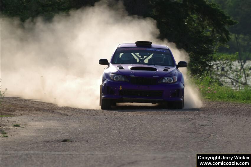 Silas Himes / Rubin Hatfield Subaru WRX STi on SS6, Camp 3 South.