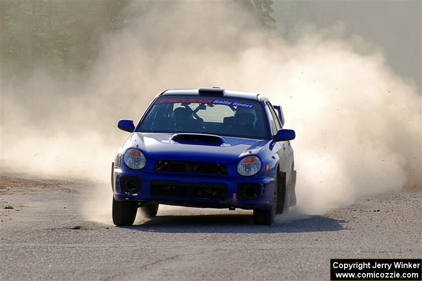 Jimmy Pelizzari / Bryce Proseus Subaru WRX on SS6, Camp 3 South.