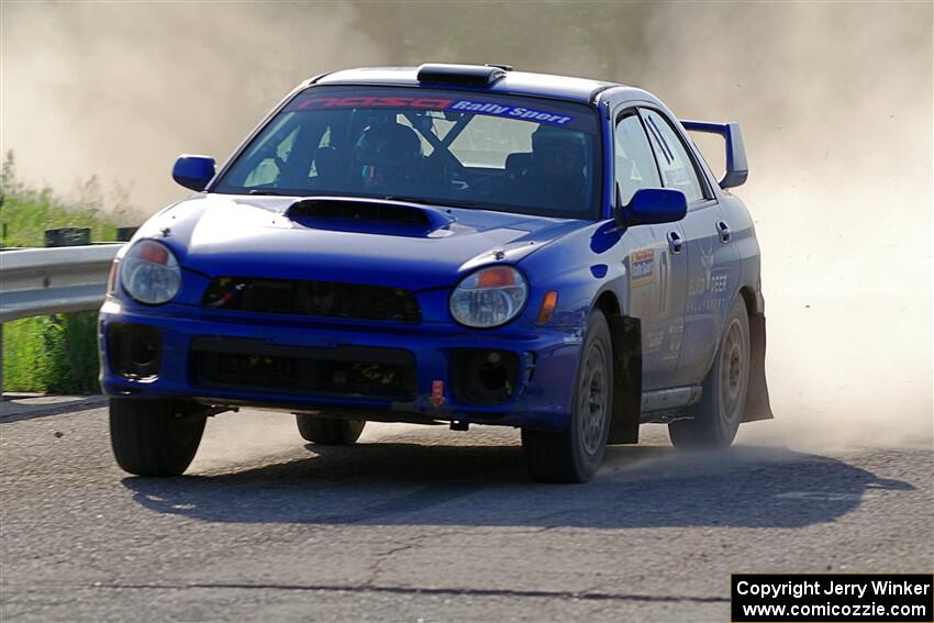 Jimmy Pelizzari / Bryce Proseus Subaru WRX on SS6, Camp 3 South.