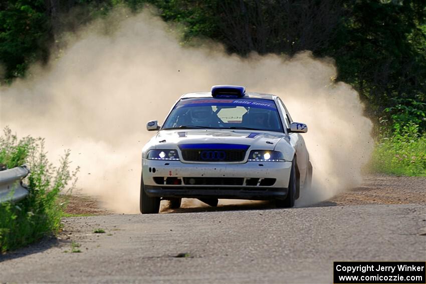 Tim Michel / Alex Ferencz Audi A4 Quattro on SS6, Camp 3 South.
