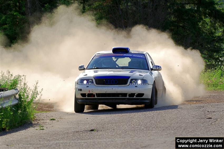 Tim Michel / Alex Ferencz Audi A4 Quattro on SS6, Camp 3 South.