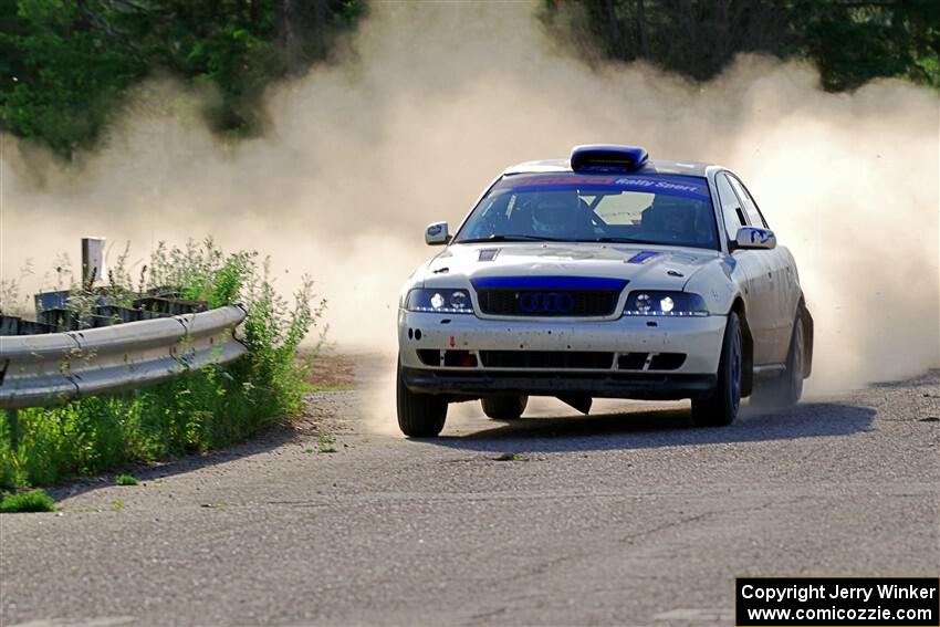Tim Michel / Alex Ferencz Audi A4 Quattro on SS6, Camp 3 South.