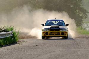 Steve Gingras / Joe Boburka Subaru Impreza on SS6, Camp 3 South.