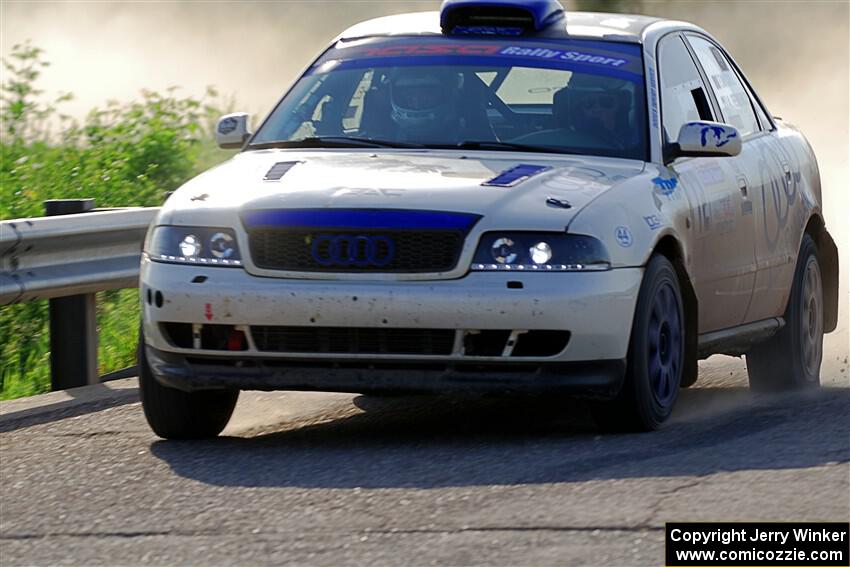 Tim Michel / Alex Ferencz Audi A4 Quattro on SS6, Camp 3 South.